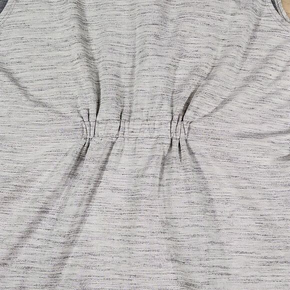 🔺️Izod Light Gray Open Front Sleeveless Cardigan Large - Picture 8 of 10